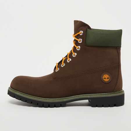 Timberland 6" Premium Boot dark brown nubuck lux schoenen bestellen bij SNIPES